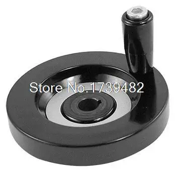 

10 x 80mm Back Ripple Hand Wheel w Revolving Handle