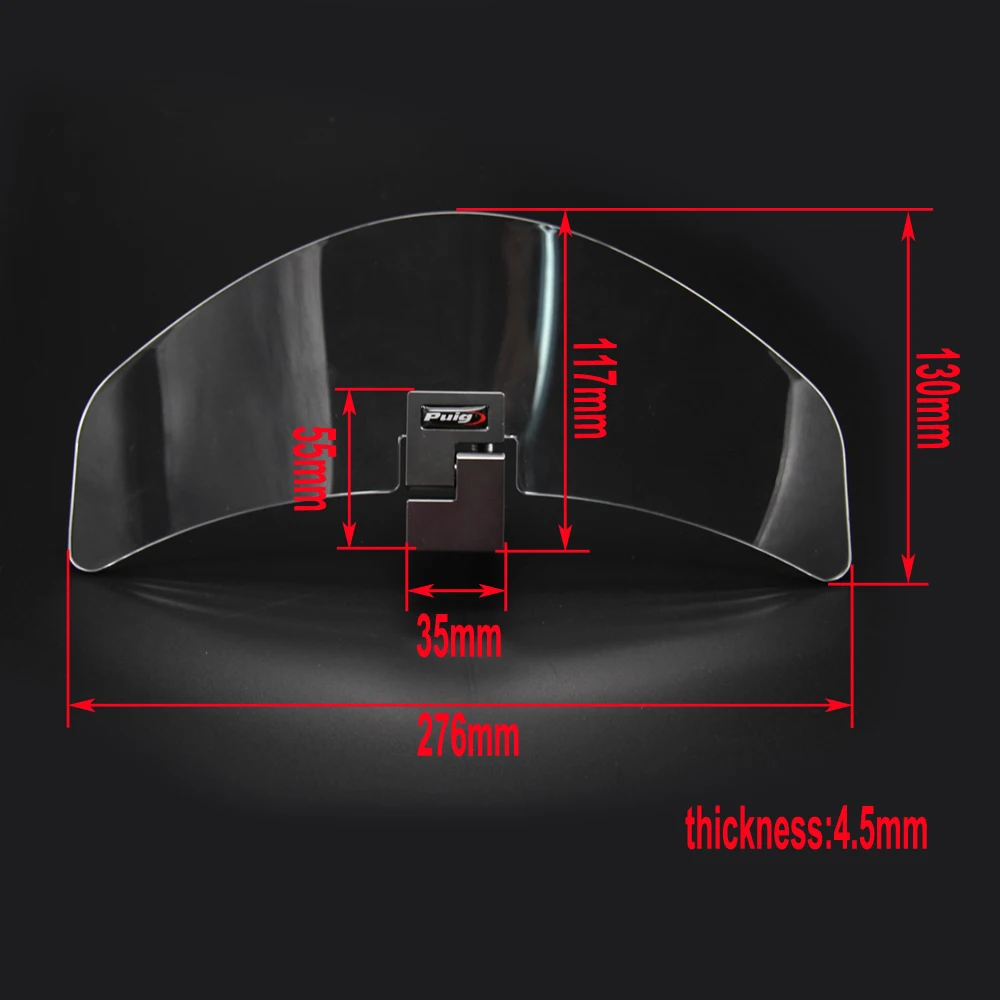 Ветровое стекло мотоцикла, регулируемое ветровое стекло, расширитель, дефлектор ветра Unversal для KTM DUKE Puig KAWASAKI Ninja Benlli