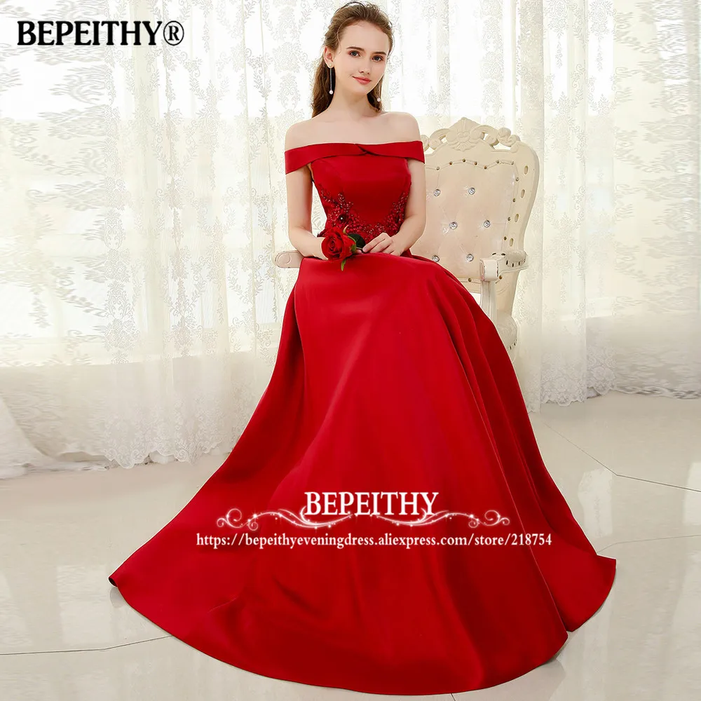 BEPEITHY Robe De Soiree с открытыми плечами, кружевное, приталенное, длинное вечернее платье, вечерние, элегантные,, Vestido Longo, платья для выпускного вечера