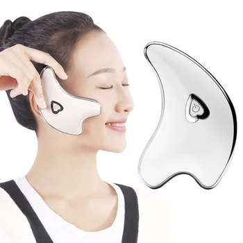 

Face Firming Machine Rechargeable Microcurrent Skin Massager Electric Anti-aging Face Lift Galvanic GuaSha Scraping Massager