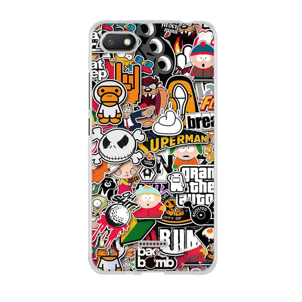 5.45 ''ل Xiaomi redmi 6A حالة سيليكون غطاء من البولي يوريثان الحراري الكرتون حالة على ل Xiaomi redmi 6a redmi 6a كوكه fundas الهاتف الوفير الإسكان