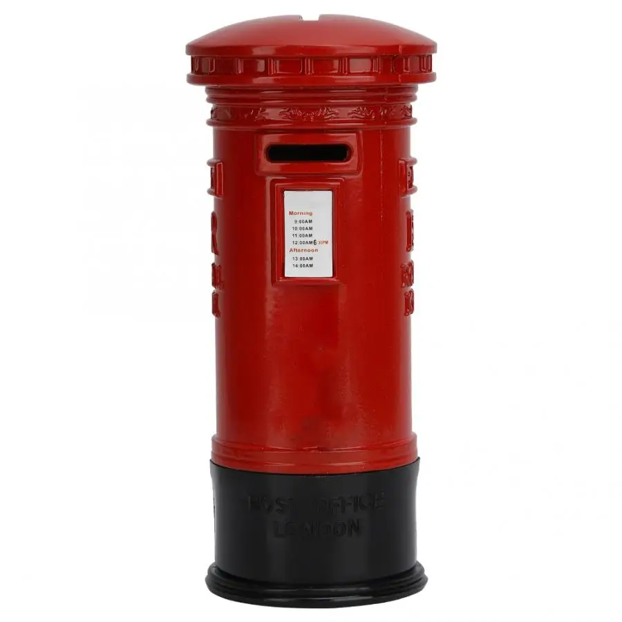 

Money Box Money Boxes Vintage Metal London Red Telephone Booth Saving Pot Money Deposit Box Coin Bank Gift Decoration Ceramic