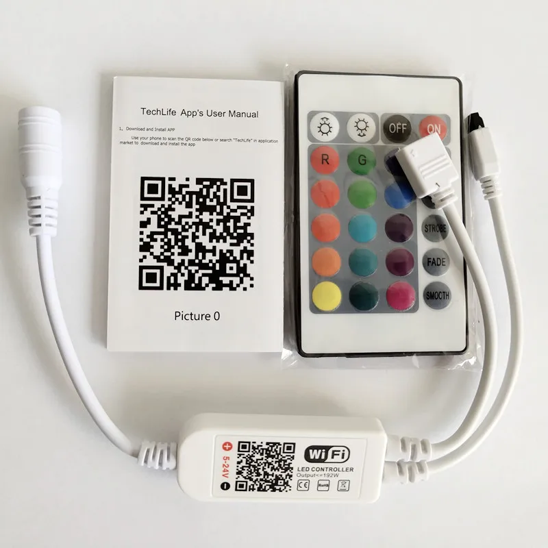 New Wifi LED RGB Controller DC5-24V MIni Mobile Phone wireless for Strip | Освещение