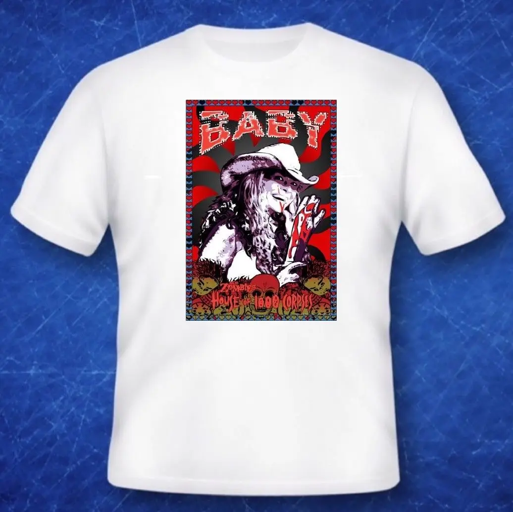 

Baby House of 1000 corpses tshirt horror slasher movie memorabilia T-Shirt Unisex Summer Casual Harajuku T Shirt LGBT streetwear