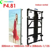 alibaba express usa indoor led screen 250x250mm module P4.81 p3.91 indoor rental led display best price