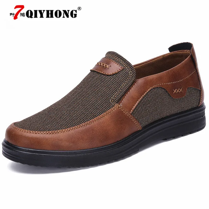 

Men's Autumn Shoes Plus Size 38-48 Comfortable Men Casual Shoes Canvas Shoes Breathable Loafers Slip-on Footwear Slipon Walking