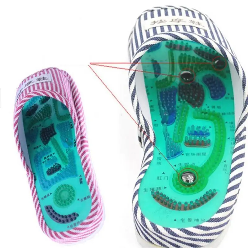 Reflexology Foot Acupoint Massage Slipper Foot Health Care Shoes