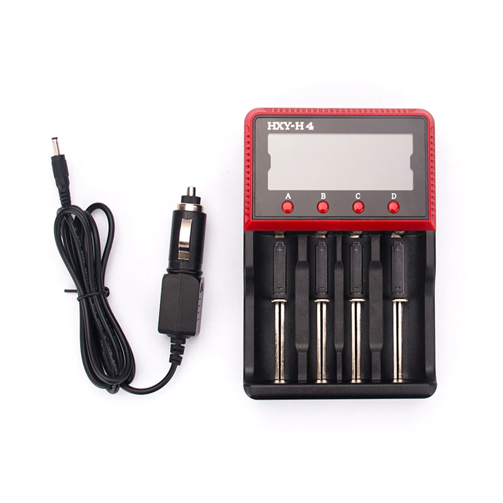 Зарядное устройство для аккумуляторов 4 слота ЖК дисплей Li Ion Ni MH Cd AAA LifePO4 3 7 V 14500