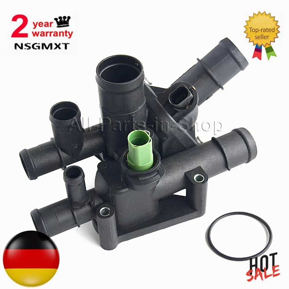 For VW Golf Mk4 1.6 Thermostat+Housing+Temp Sensor Switch 06A121111A