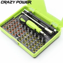 CRAZY POWER 53 in 1 Multi-purpose Precision Magnetic Screwdriver Sets Electrical Household Hand Tools Set for Phone PC Repair