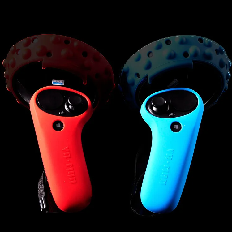 Силиконовый кожаный чехол для samsung HMD Odyssey - Цвет: body skin red blue