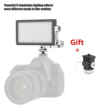 

BOling BL-P1 RGB 2500-8500K LED Full Color Camera Camcorder Video Light 9 Lighting 360 adjust arm Cold Shoe for DSLR Camera