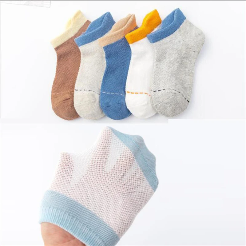 

5pairs/set Children's Socks Summer Children Girls Socks For Kids Cotton Baby Boys Socks Sport School Toddler Socks For Children