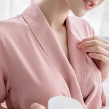 Мужские унисекс спа-халаты длиной до середины икры, большие размеры, халаты кимоно, одежда для сна, ночная рубашка, пижамы, ночные рубашки