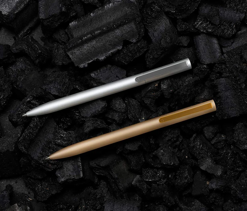 Новейшая 100% оригинальная металлическая ручка-вывеска Xiaomi мм 9,5 мм ручка-вывеска PREMEC гладкая Швейцария черная заправка золото/серебро