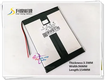 

7.4V 8000mAH 3596154 ( polymer lithium ion / Li-ion battery ) for tablet pc Power bank E-BOOK