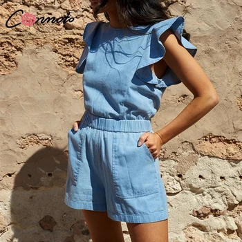 Conmoto Casual High Street Short Jean jumpsuit