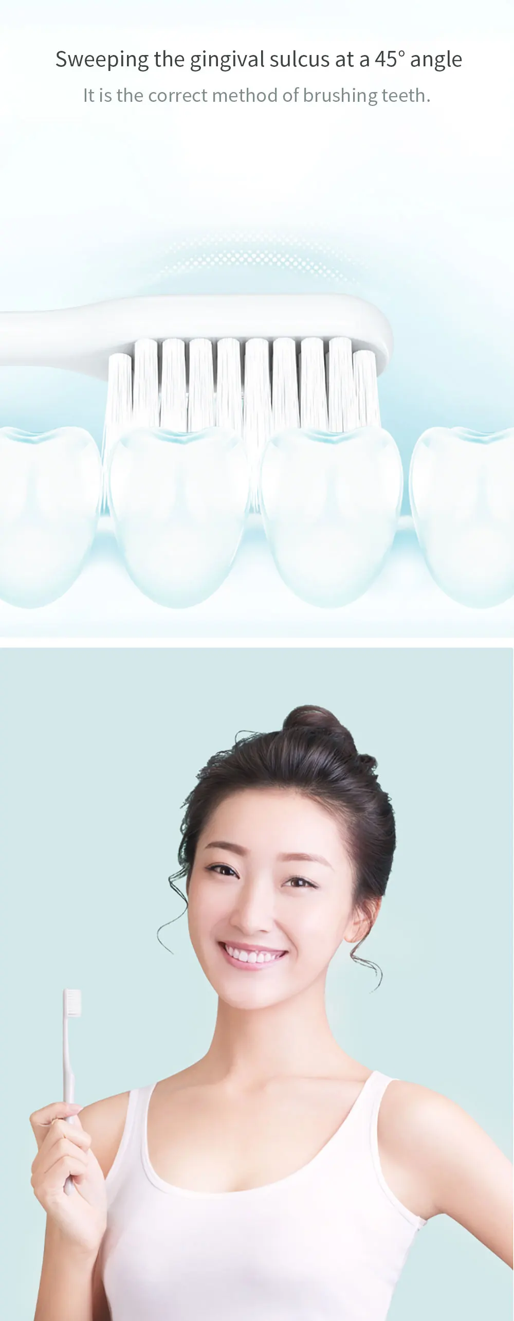 Xiao mi Doctor B Молодежная версия зуб mi щетка глубокий чистый бас метод Sandwish-постельный мягкий уход за зубами