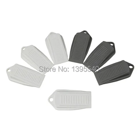 

New 1pcs Wedge Door Stop Doorstop Silicone Child Door Stopper Baby Safety Door Stopper Creative Plastic Grey Door Stop