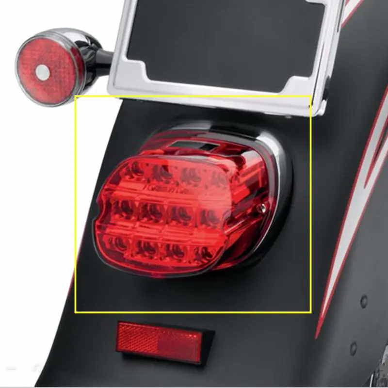 Motorcycle LED Brake Tail End Light For Harley Davidson Sportster 883