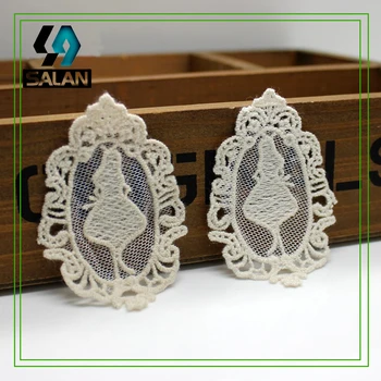

Factory direct handmade clothing accessories diy material water-soluble embroidery lace little girl cloth stickers / flower stic