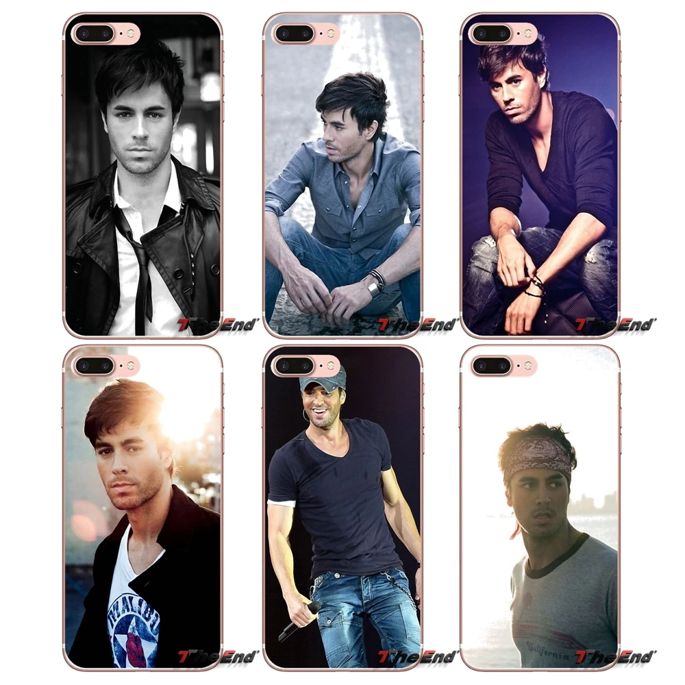 

TPU Cases Singer Enrique Iglesias Pop star For iPhone X 4 4S 5 5S 5C SE 6 6S 7 8 Plus Samsung Galaxy J1 J3 J5 J7 A3 A5 2016 2017