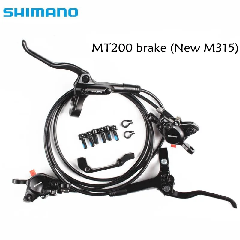 Shimano BR-BL-MT200 M315 De Frein vélo vélo vtt frein À Disque Hydraulique set pince vtt De Frein Mise À Jour de M315 De Frein - 1
