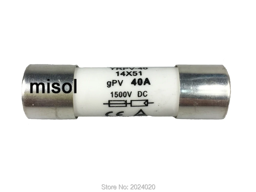 

1 unit of PV solar fuse 40a 1500VDC fusible 14x51 gPV