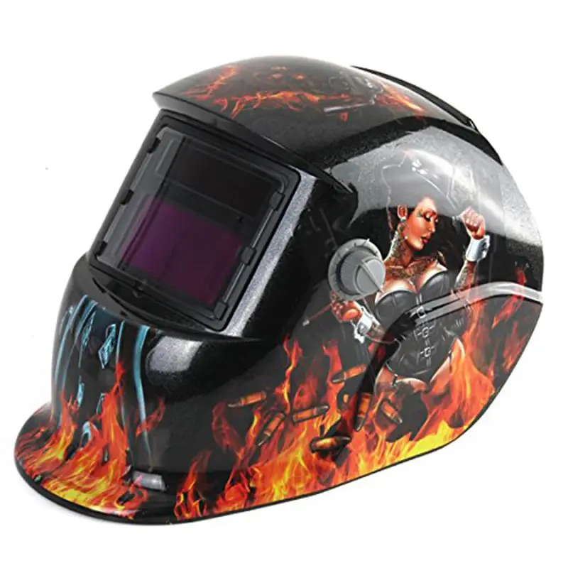 

THGS Welding Helmet Auto Darkening Solar Powered Weld/Grind Selectable Mask Protector for Arc Tig Mig Grinding Plasma Cutting