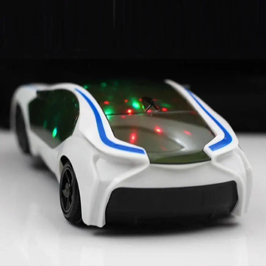 

100% Brand New &High quality 3D Supercar Style- Electric Toy With Wheel Lights&Music -Kids Boys Girls Gift psw0703