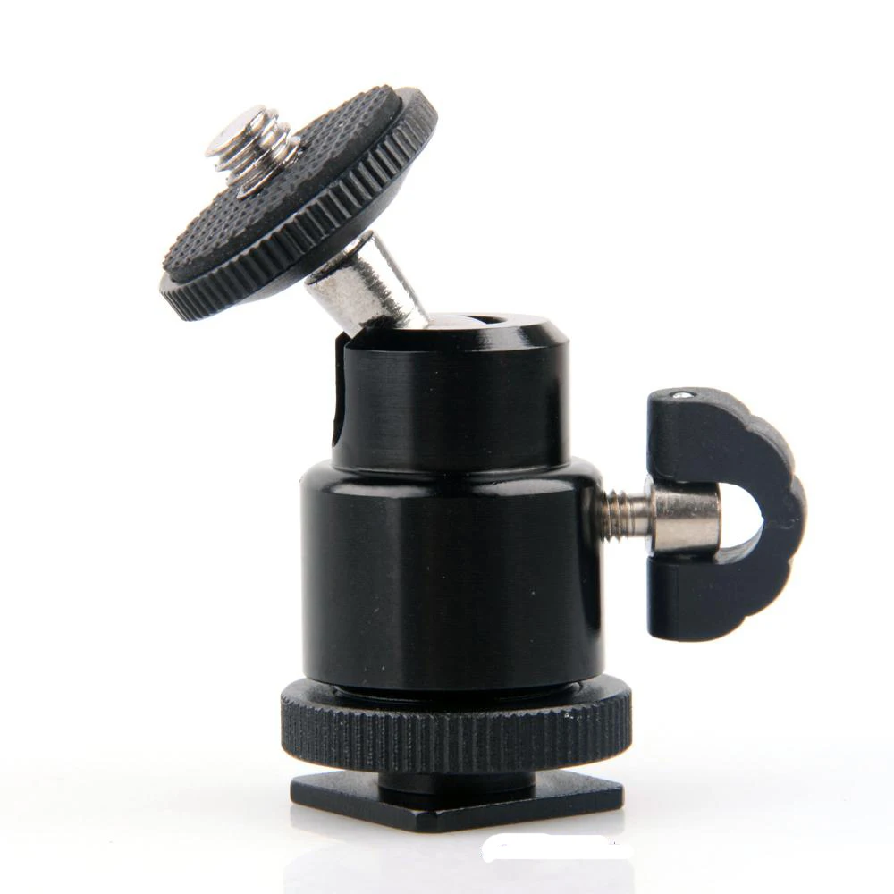 

Photography Metal Tripod Cradle Ball Head Stand Photo Studio Video Accessories for DSLR Cameras with 1/4'' Screws Mount
