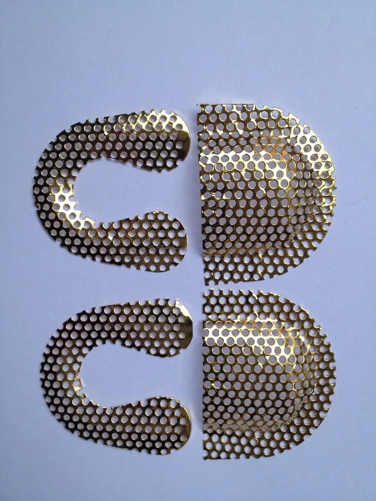 

machining center Dental Lab Denture materials Golden Reinforcement Mesh , metal reinforced net
