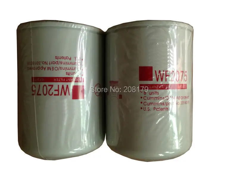 FREE SHIPPING FLEETGUARD WF2075 COOLANT FILTER, SPIN ON SCA PLUS