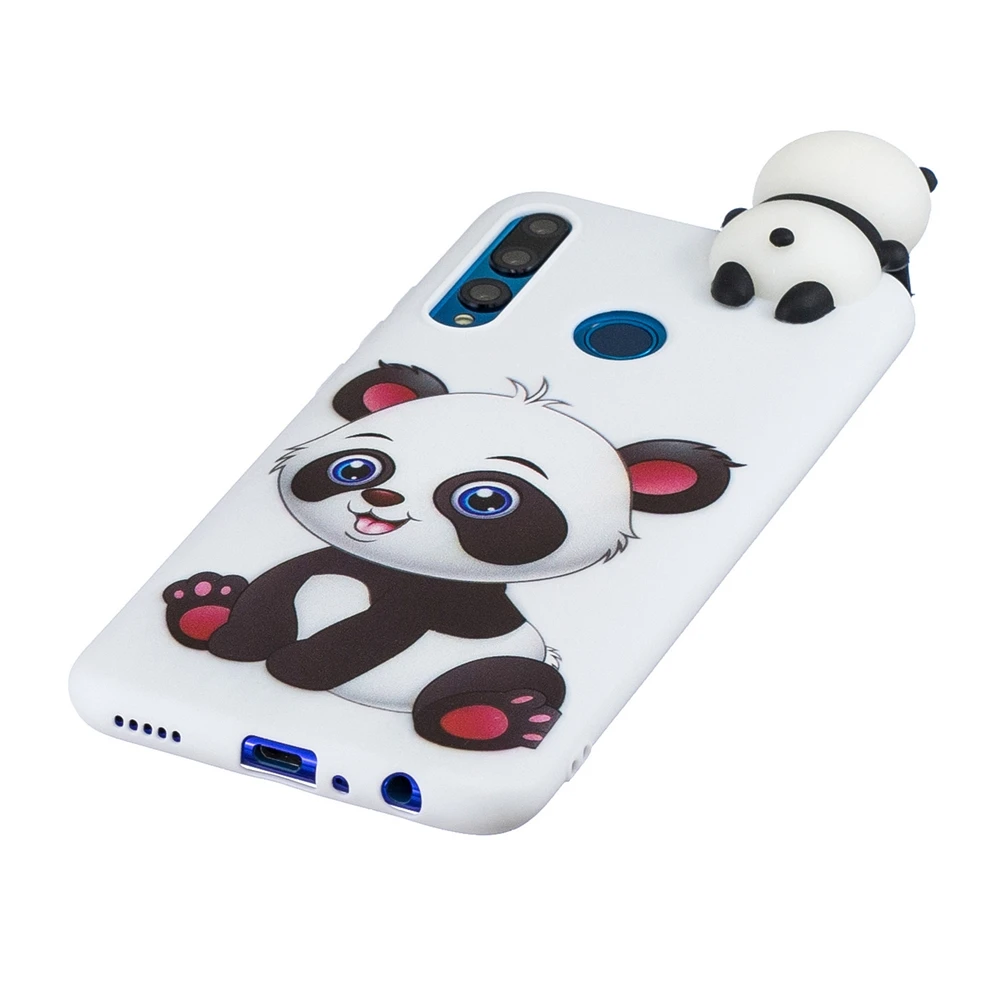 Etui Huawei Y5 Y6 Y7 Y9 Prime Cases 3D Kawaii Panda Unicorn Silicon Cover on for Funda Huawei Y5 Y6 Y7 Y9() Phone Case