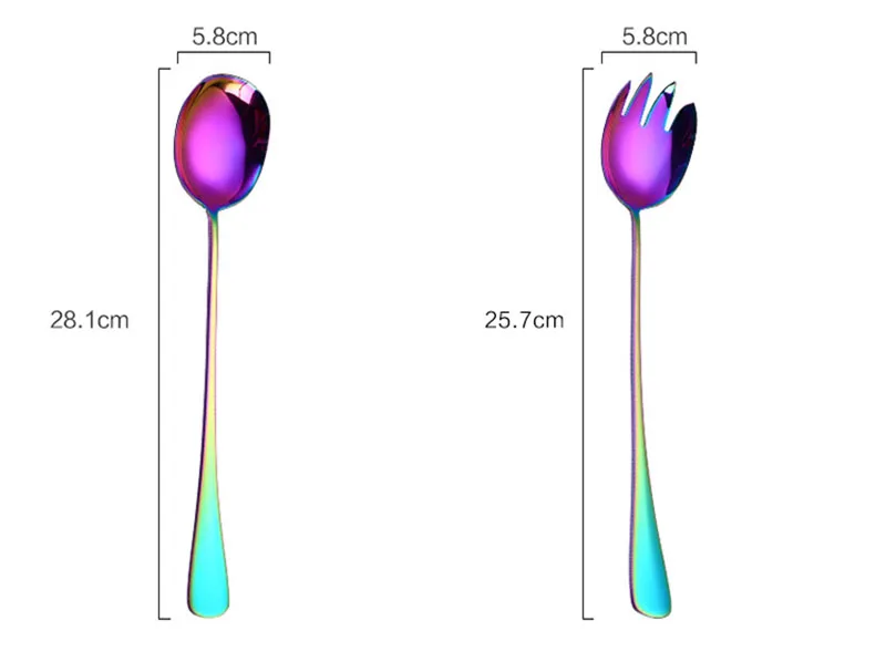 2 шт./компл. Сервировочный набор ложка и вилка кофейная ложка из нержавеющей стали, дессертная посуда Совок фруктовая вилка приборы для салата посуда