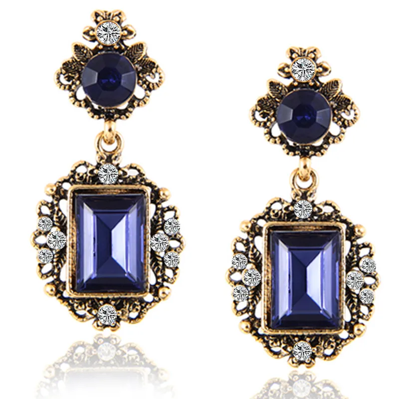 

Crystal Earrings Flowers In The Ear With Stones For Women Earring Orecchini Donna Bijouterie e0242