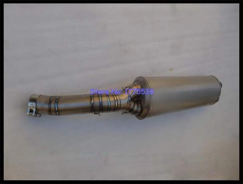 Aleación de titanio R1200GS 04-09 13-16 escape silenciador de la motocicleta escape silenciador de escape de motocicleta escape R1200GS 04 -09 13-16