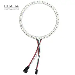 1 шт. Ws2812b 45 биты Rgb Led обзванивать Ws2812 кольцо борту интегрированный драйверы 45 пикселей Индивидуальный Адресный Smd5050 Led модуль