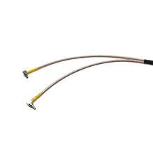 Гнездо SMA Типа Y 2x CRC9 мужской RA сплиттер-Сумматор кабель гибкий проводник RG316 20 см