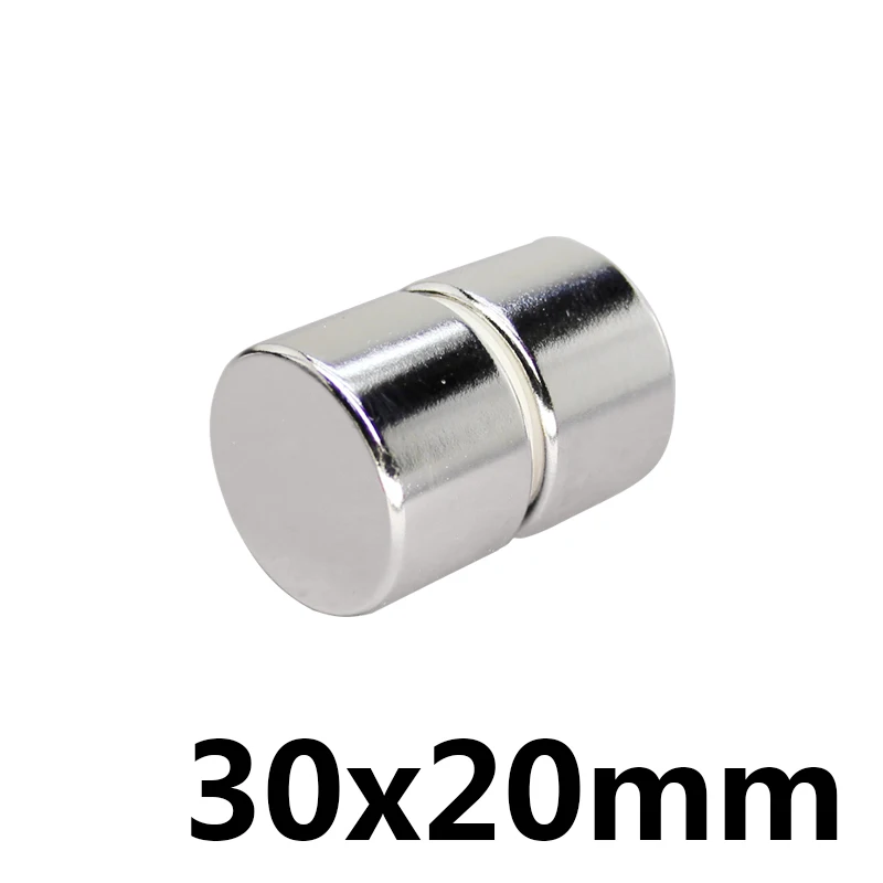 

1pcs neodymium 30x20 mm Disc Rare Earth Neodymium magnet 30*20 mm Super Strong Magnets 30mmx20mm N35 magnetic