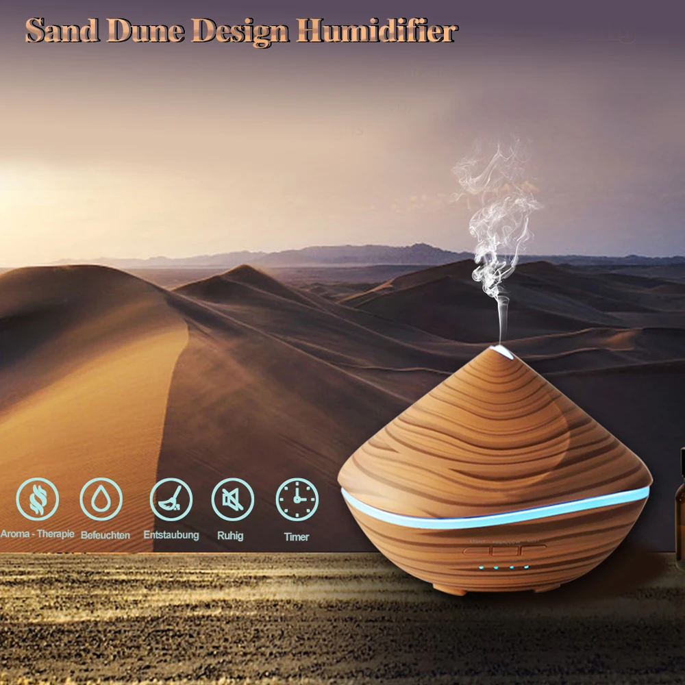 

DCONG Humidifier Aroma Diffuser 500ml Essential Oil Diffuser Aromatherapy Aceites Esenciales Para Humificador Aircondtion