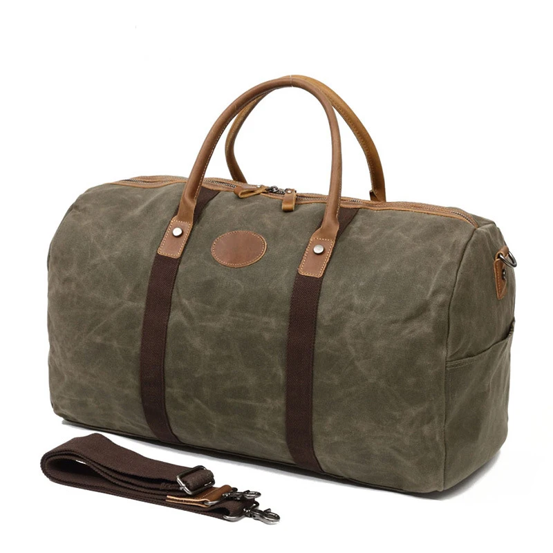Daffdoil сумка из непромокаемой холщовой ткани Винтаж Военная Униформа большая сумка для мужчин ручной чемодан путешествия вещевой мешок