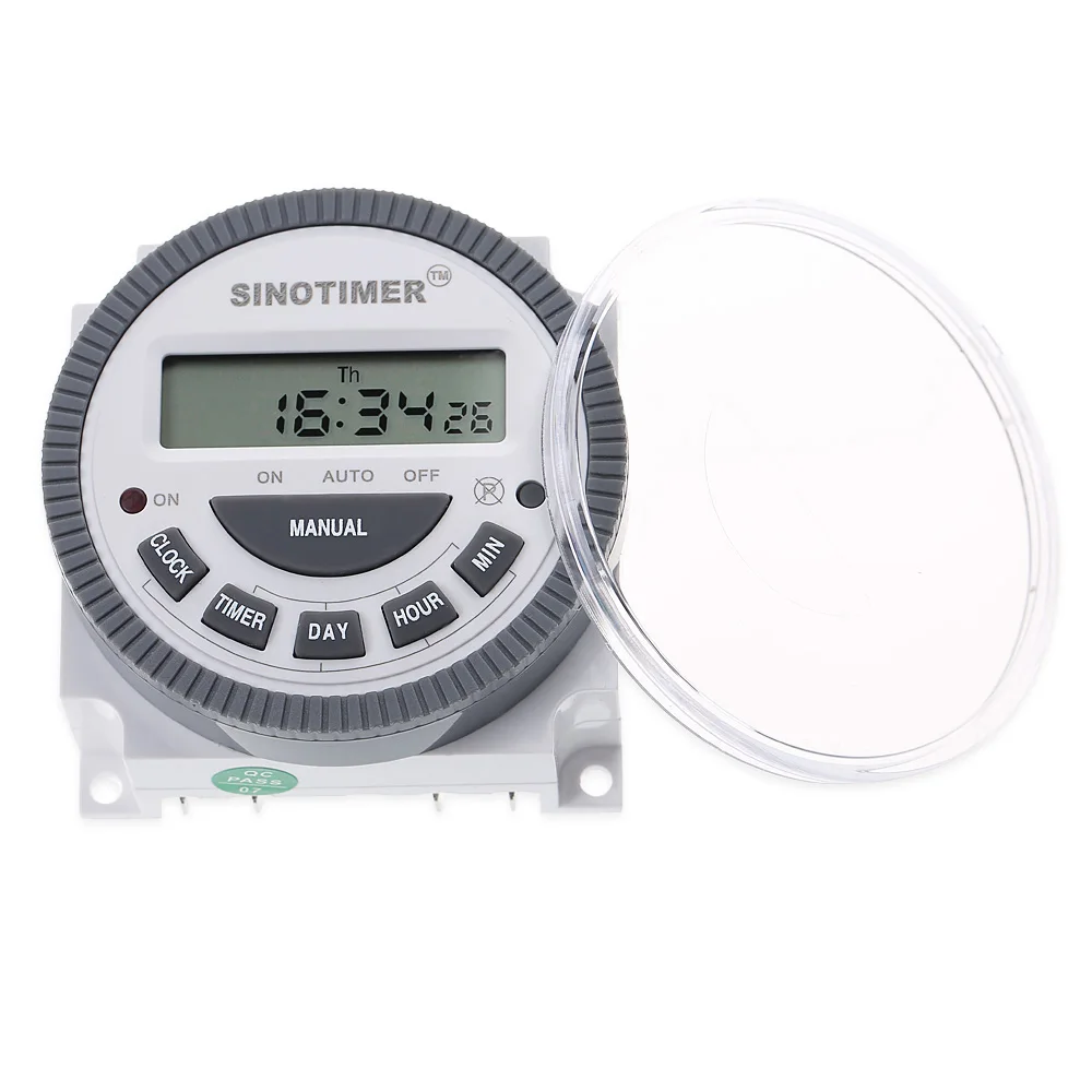 12V 220V LCD цифровой многоцелевой программируемый контроллер питания таймер