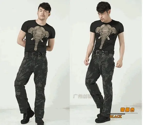 

Military army pants rattlesnake strengthen knee pad field tactical shooter pants climbing pants 28-31