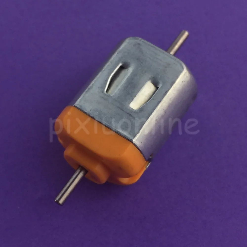 

1pc J248Y Micro 130 DC-Motor Double Output Shafts Motor 3V 15000RPM DIY Model Machine Making