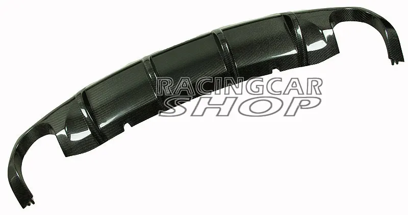 Carbon Fiber Rear Lip Bumper Bar Diffuser Fit For VW Scirocco R Bumper 2009-2014