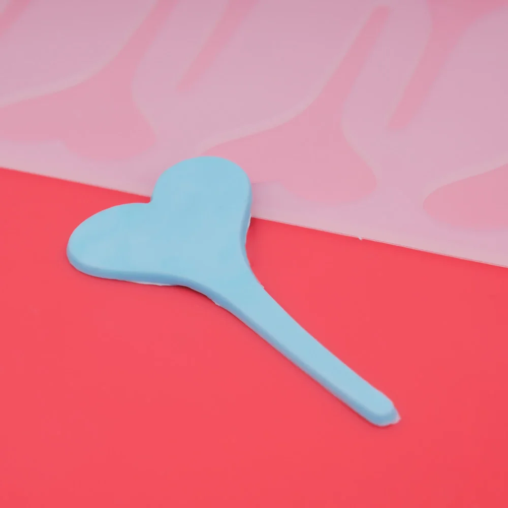 Творческий 8 полостей сердца с принимающие формы силиконовые помады сахарные конфеты сладкий леденец формы для приспособления для самостоятельной выпечки