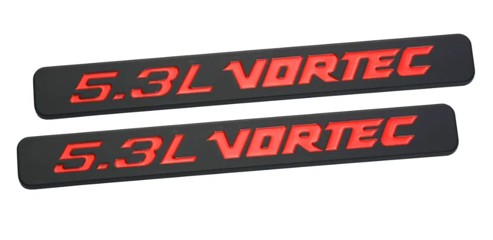 2 шт. 5.3l Vortec капюшон логотипы марок машин для Z71 GMC Двигателя знак Silverado