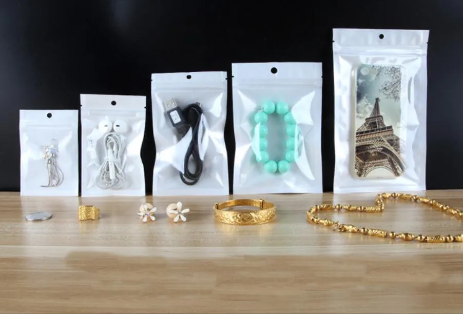 

3000pcs 7*10cm Small Size transparent Self Seal grocery bags Resealable Clear white Gifts Jewelry&Craft zip lock Packaging pouch