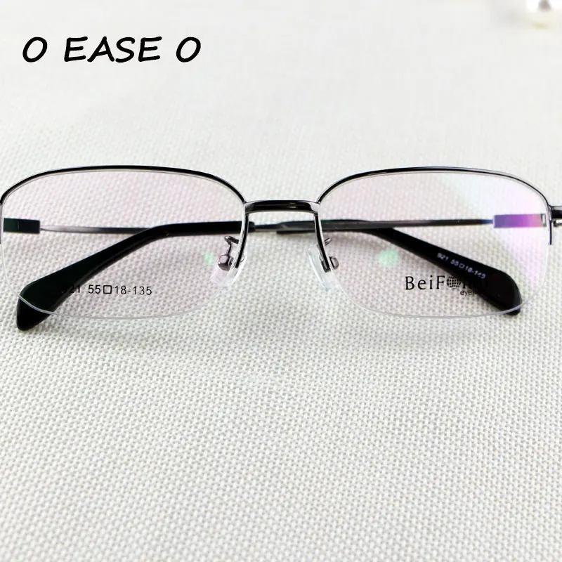 

2017 Memory Titanium Flexible Alloy Comfortable Half rim Eyeglasses Glasses Frame Prescription Optical Oculos 921